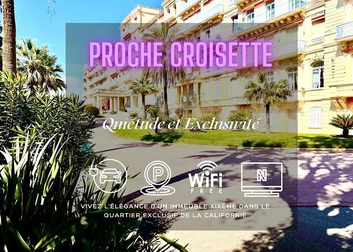 Studiocalifornia-parking-plages 15 Min Walk * Cannes