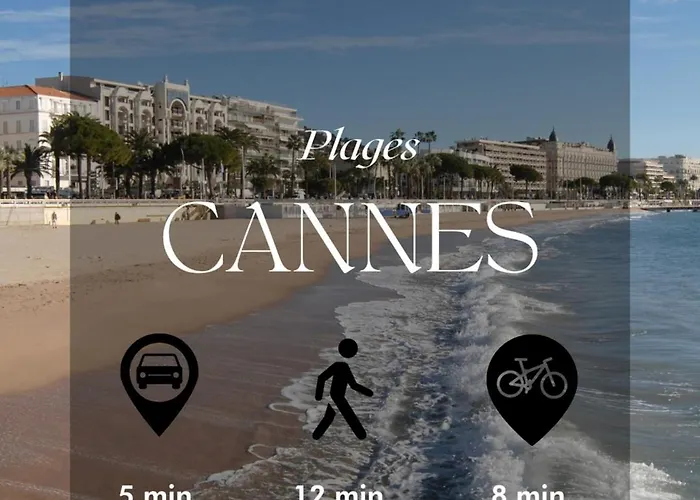 Daire Studiocalifornia-parking-plages 15 Min Walk *
