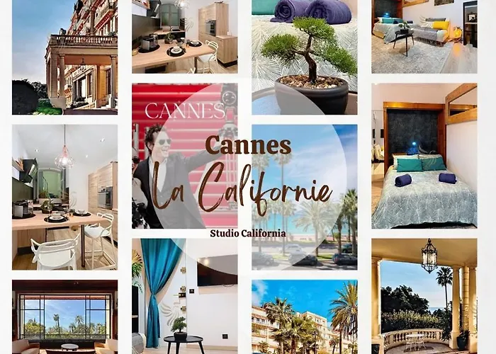 Studiocalifornia-parking-plages 15 Min Walk Daire Cannes